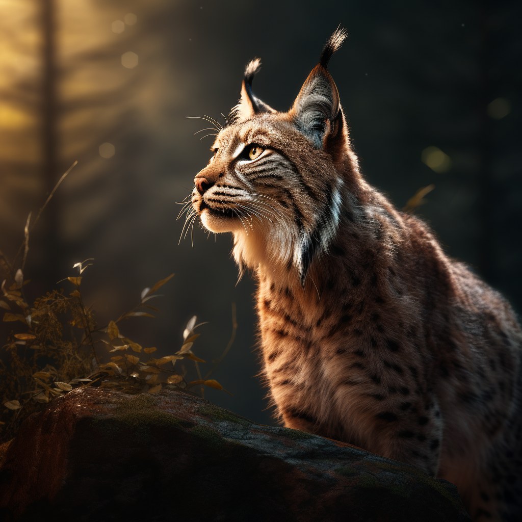 A lynx, sharp-eyed in golden light, the emblem of Lynx Group